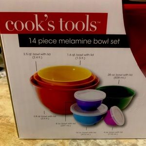 BRAND NEW MELAMINE BOWL SET